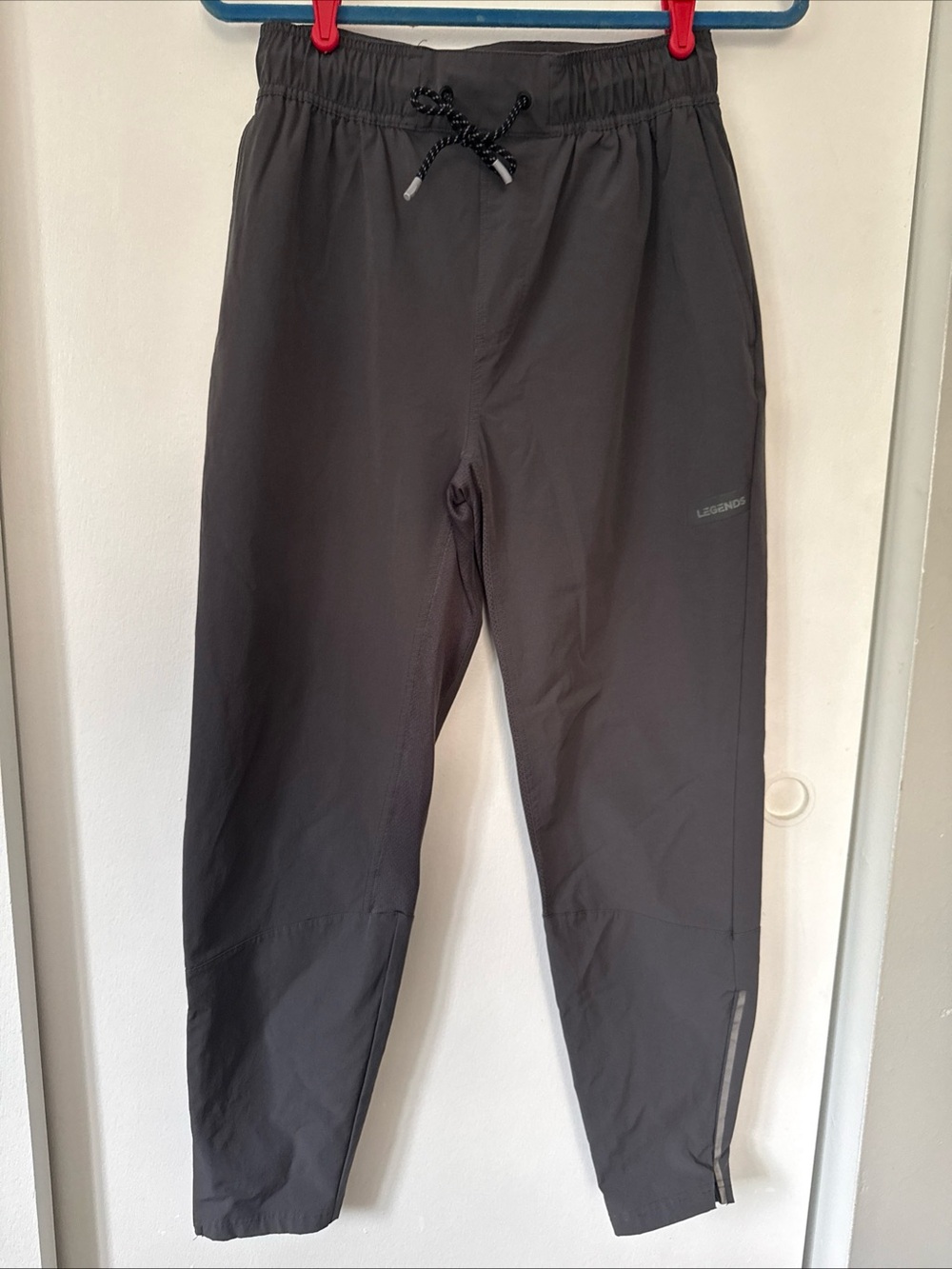 Legends Men Carson Athletics Performance Casual Pants Jogger Gray Medium